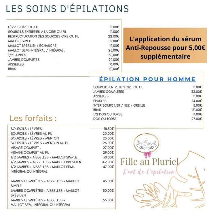 Nos brochure de maquillage à Clermont Ferrand