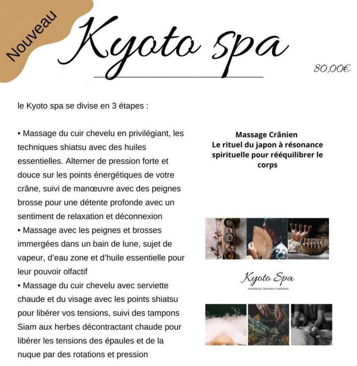 Nos brochure en soins de visages Clermont Ferrand