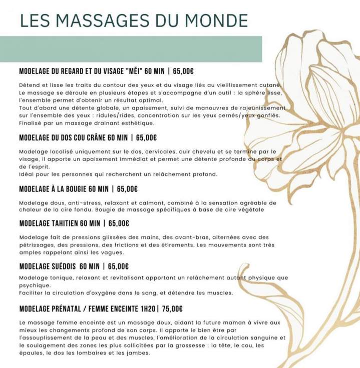 Nos brochure en soins prés de Clermont Ferrand
